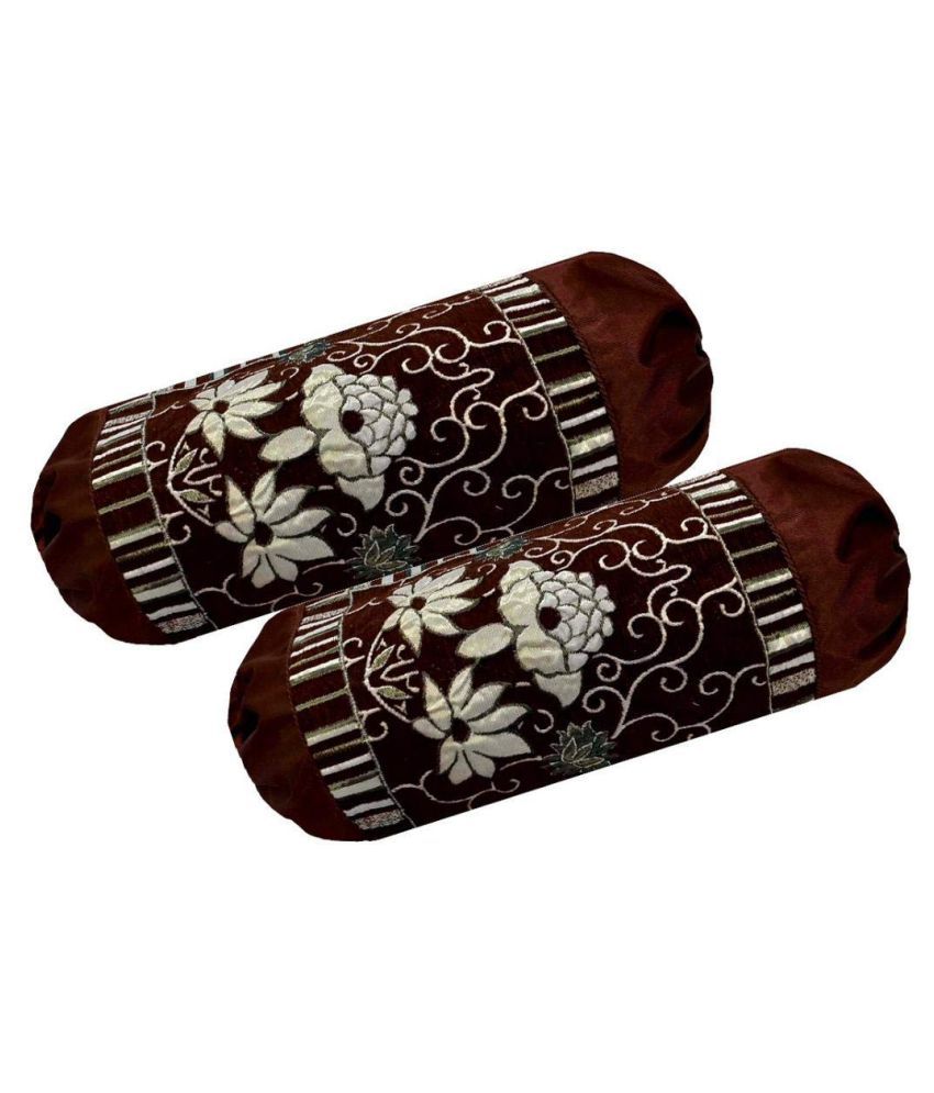 HK Collection Set of 2 Velvet Bolster Covers Buy Online at Best Price