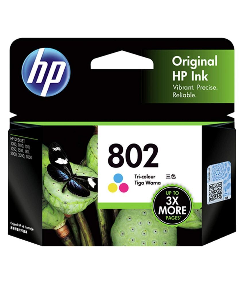 HP 802 Ink Cartridge Tri color
