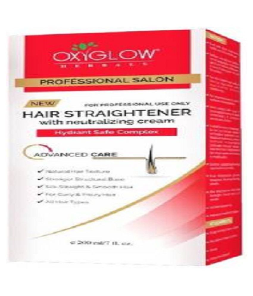 oxyglow hair straightener with neutralizing cream review