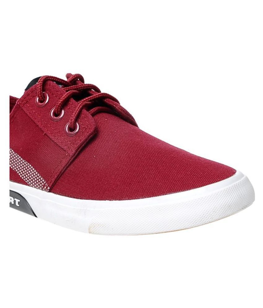 F3 Sneakers Red Casual Shoes - Buy F3 Sneakers Red Casual Shoes Online ...