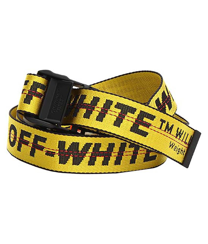 FAS Yellow Canvas Casual Belt: Buy Online at Low Price in India - Snapdeal