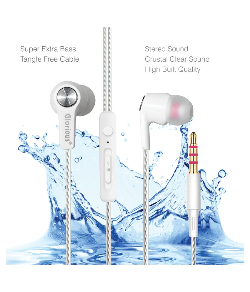 Glorious Extra Bass Basic Earphone GL193 In Ear Wired With Mic