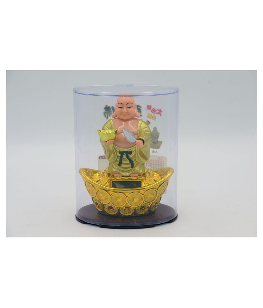     			Tanishka Exports Adorable buddha Solor Resin Buddha Idol 14 x 6 cms Pack of 1