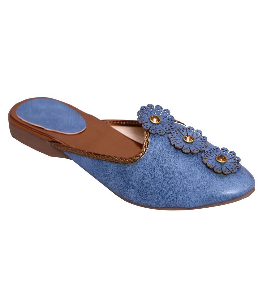 Unistyle Blue Ethnic Footwear Price in India Buy Unistyle Blue Ethnic