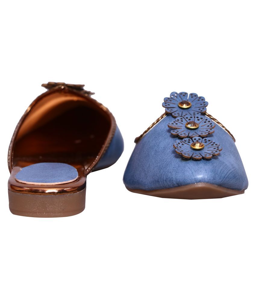 Unistyle Blue Ethnic Footwear Price in India Buy Unistyle Blue Ethnic