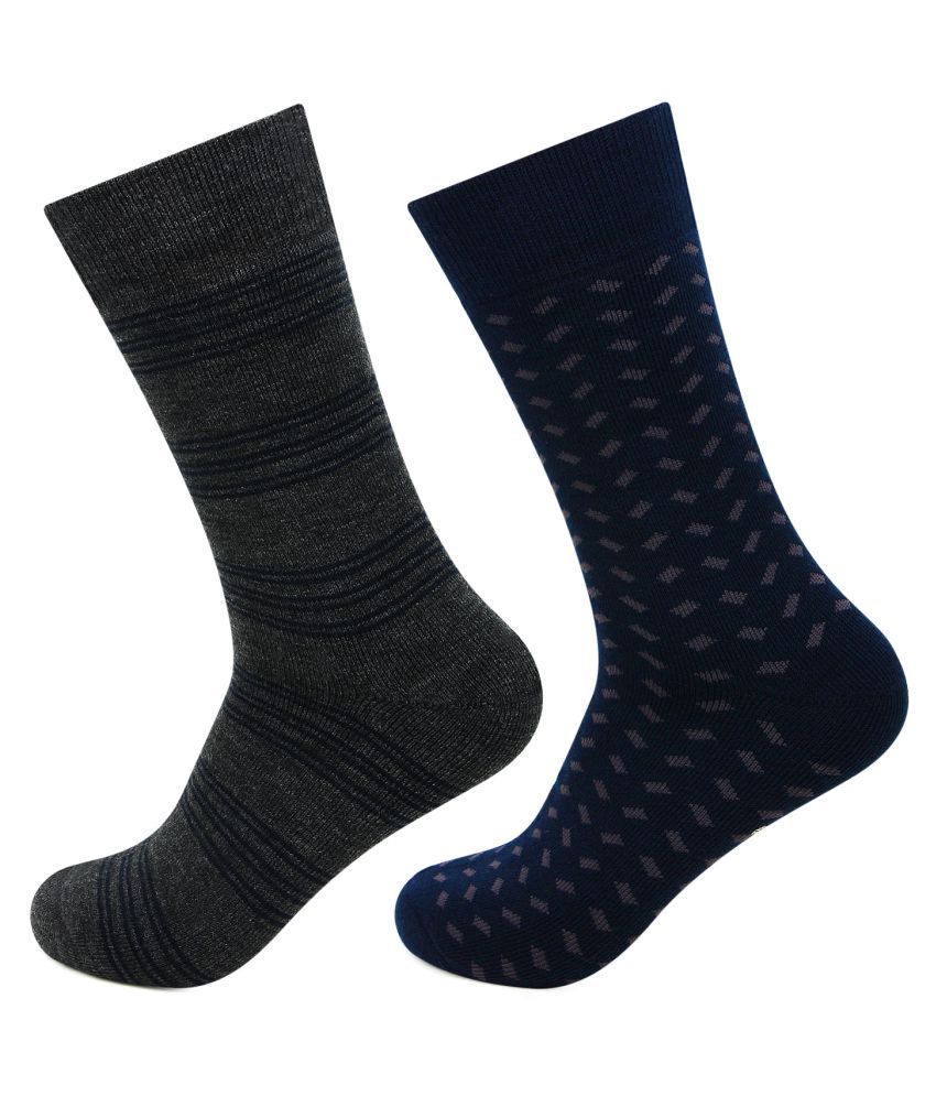     			Bonjour Woolen Mid Length Socks Pack of 2