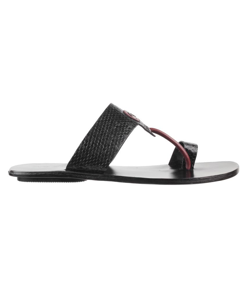 mochi black sandals