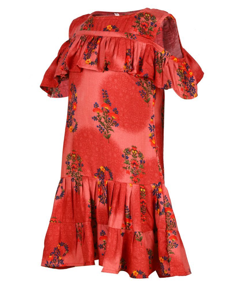 cold shoulder long frocks