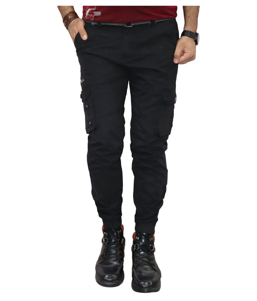 black cargos h&m