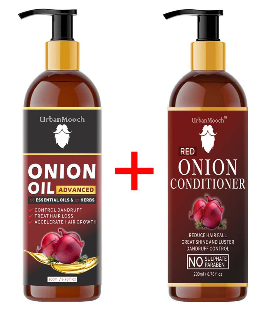     			UrbanMooch - Hair Growth Onion Oil 200 ml ( Pack of 2 )