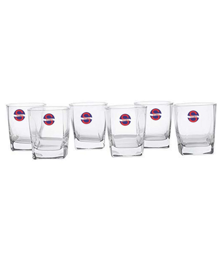     			Somil Water/Juice  Glasses Set,  180 ML - (Pack Of 6)