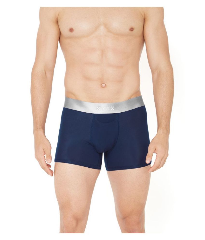     			XYXX Pack of 1 Modal Trunks For Men's ( Navy Blue )