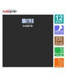 Healthgenie Digital Weighing Scale HD-221 with USB -Black Dotted