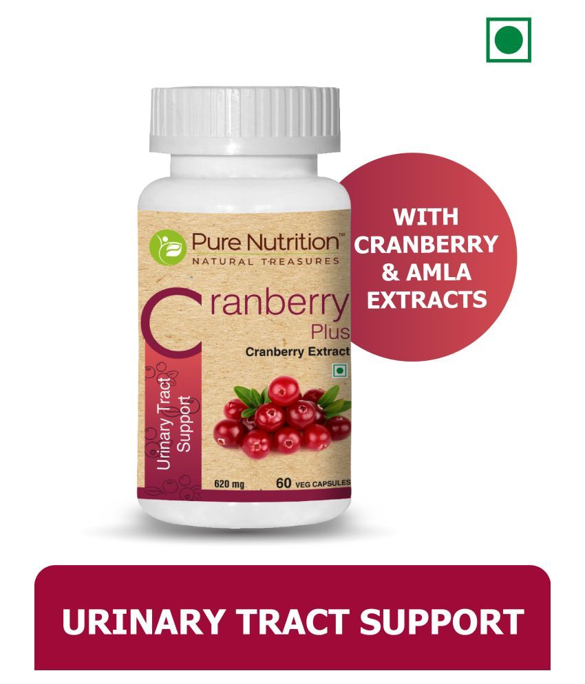 Pure Nutrition Cranberry Plus 60 Caps 620 mg Vitamins Capsule Buy