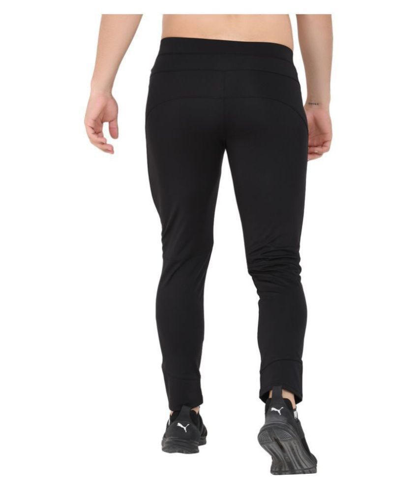 slim fit polyester track pants