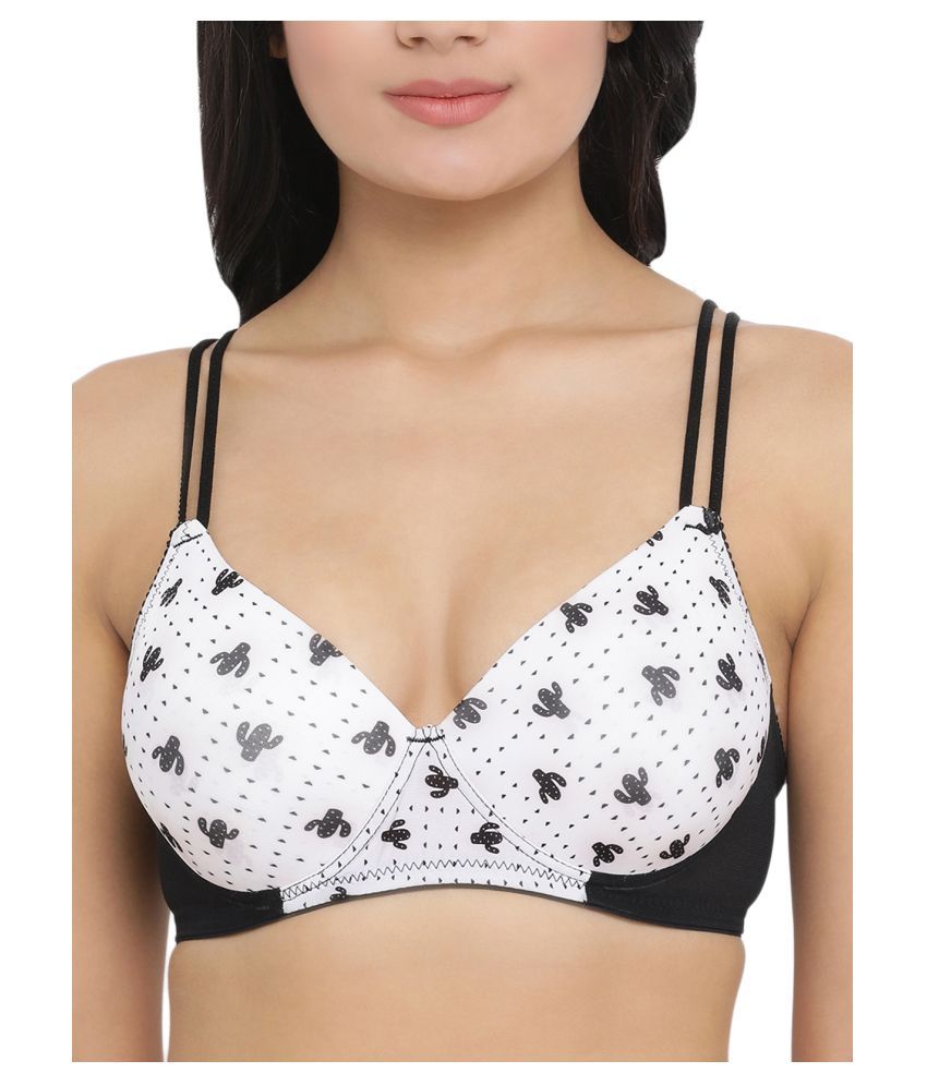     			Clovia Polyamide T-Shirt Bra - White