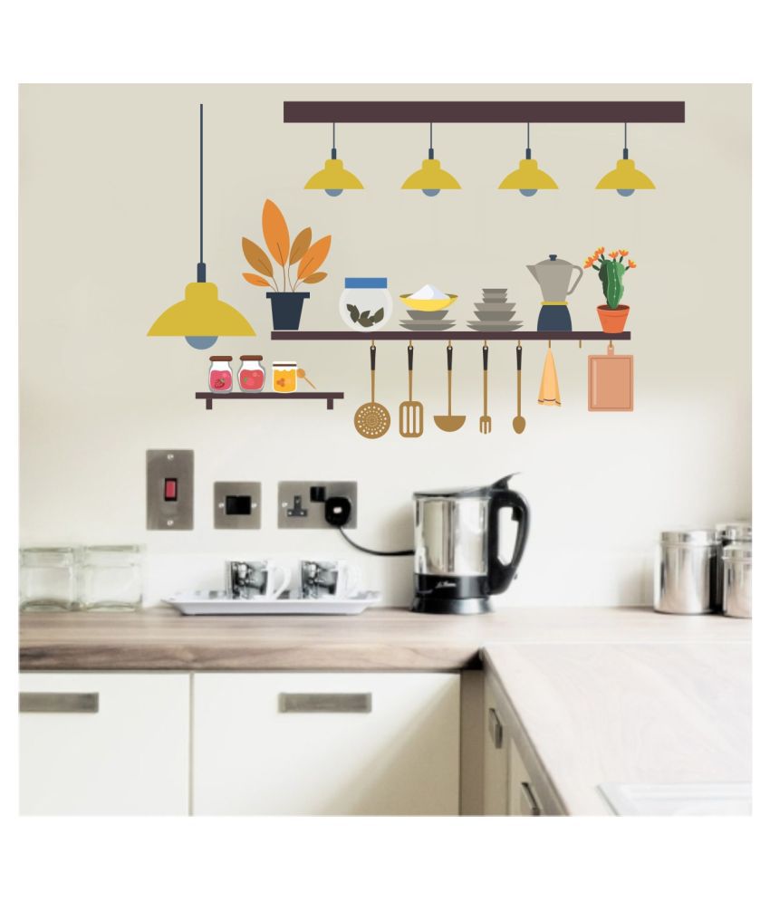     			Sticker Studio Kitchen Utensils Foods & Beverages Sticker ( 48 x 58 cms )