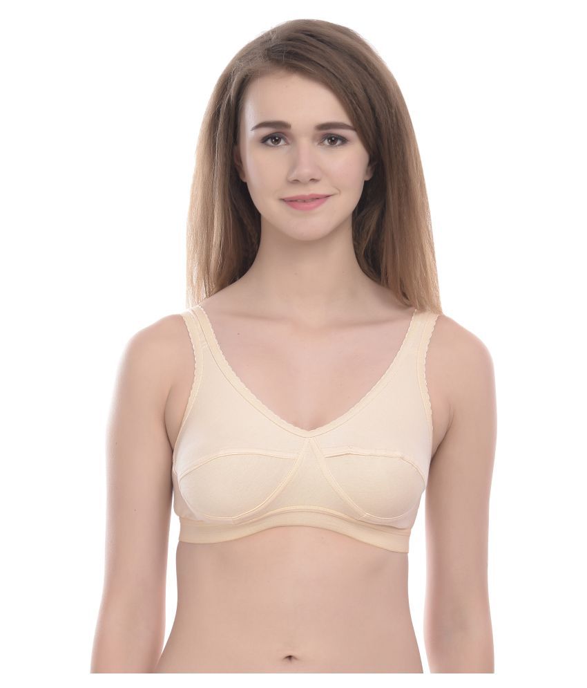     			Elina Cotton Racerback bra - Beige