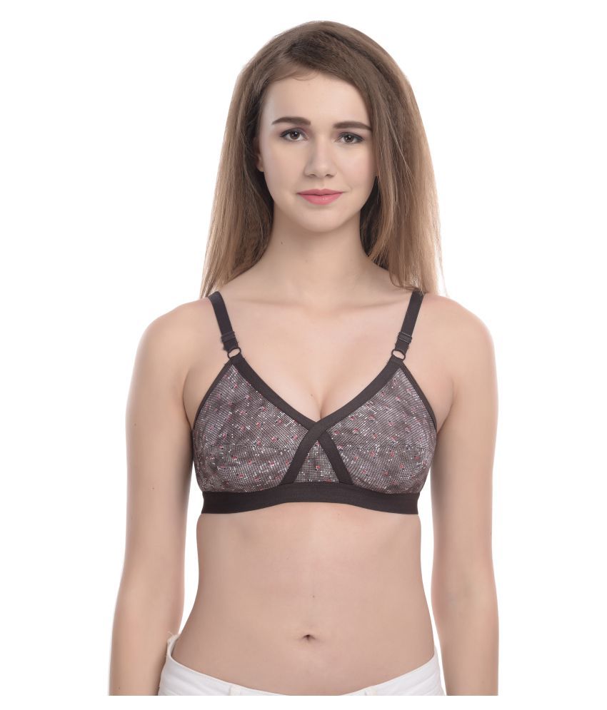     			Elina Cotton T-Shirt Bra - Brown