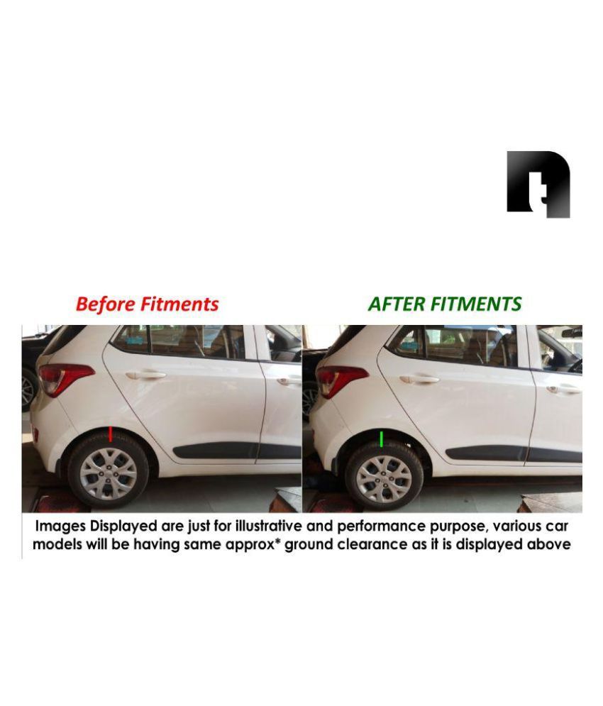 Hyundai Verna Ground Clearance Kit (Fits Below Rear Coil Springs) Set