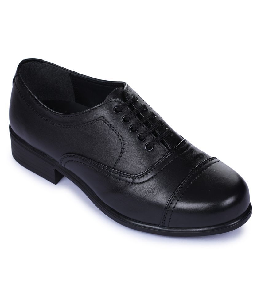     			Fortune By Liberty Derby Black Formal Shoes