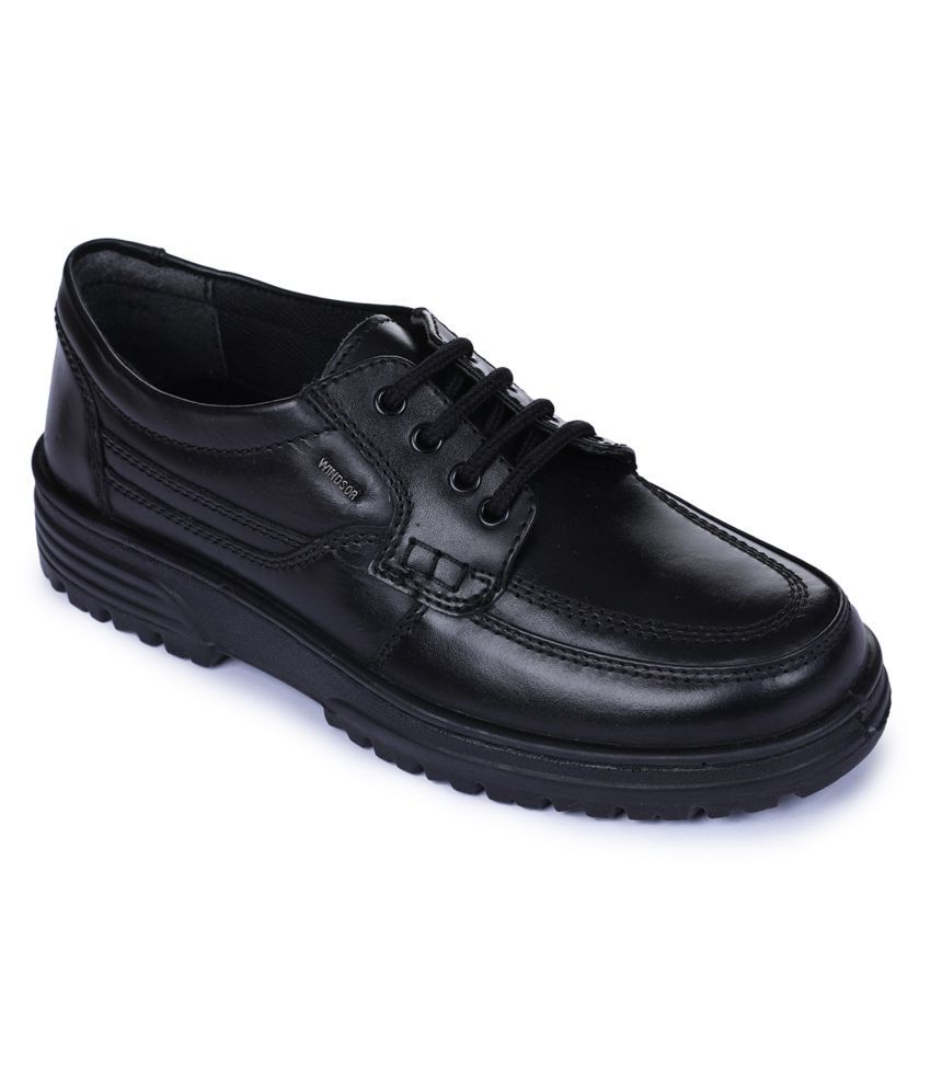     			Windsor By Liberty Derby Black Formal Shoes
