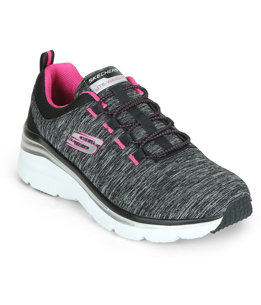 Skechers Black Running Shoes Price in India- Buy Skechers Black Running ...