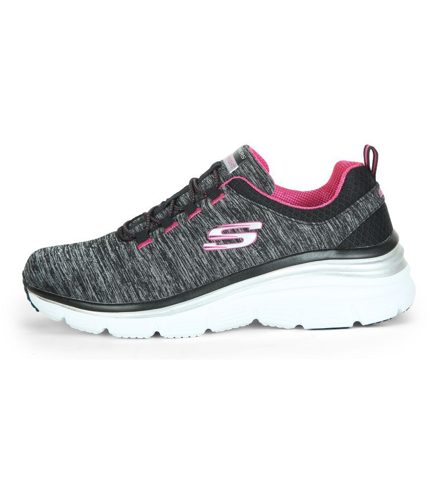 Skechers Black Running Shoes Price in India- Buy Skechers Black Running ...