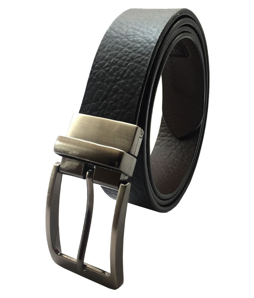 MSABL Black Leather Formal Belt: Buy Online at Low Price in India ...