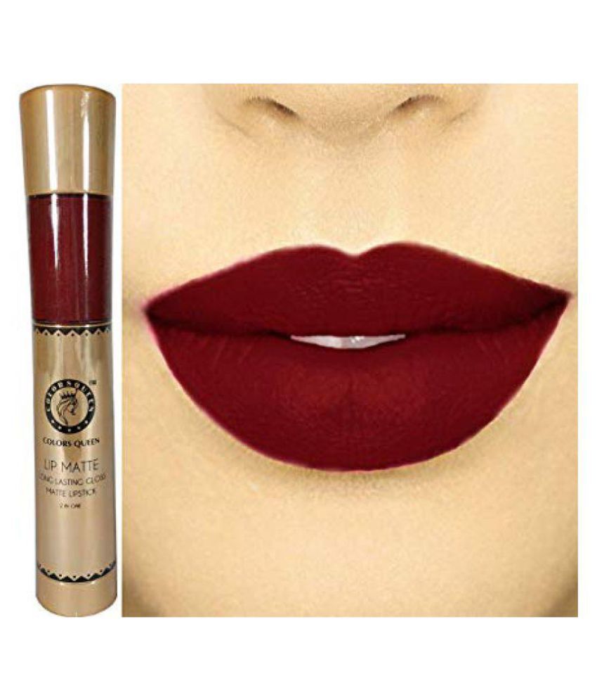 dark maroon colour ki lipstick