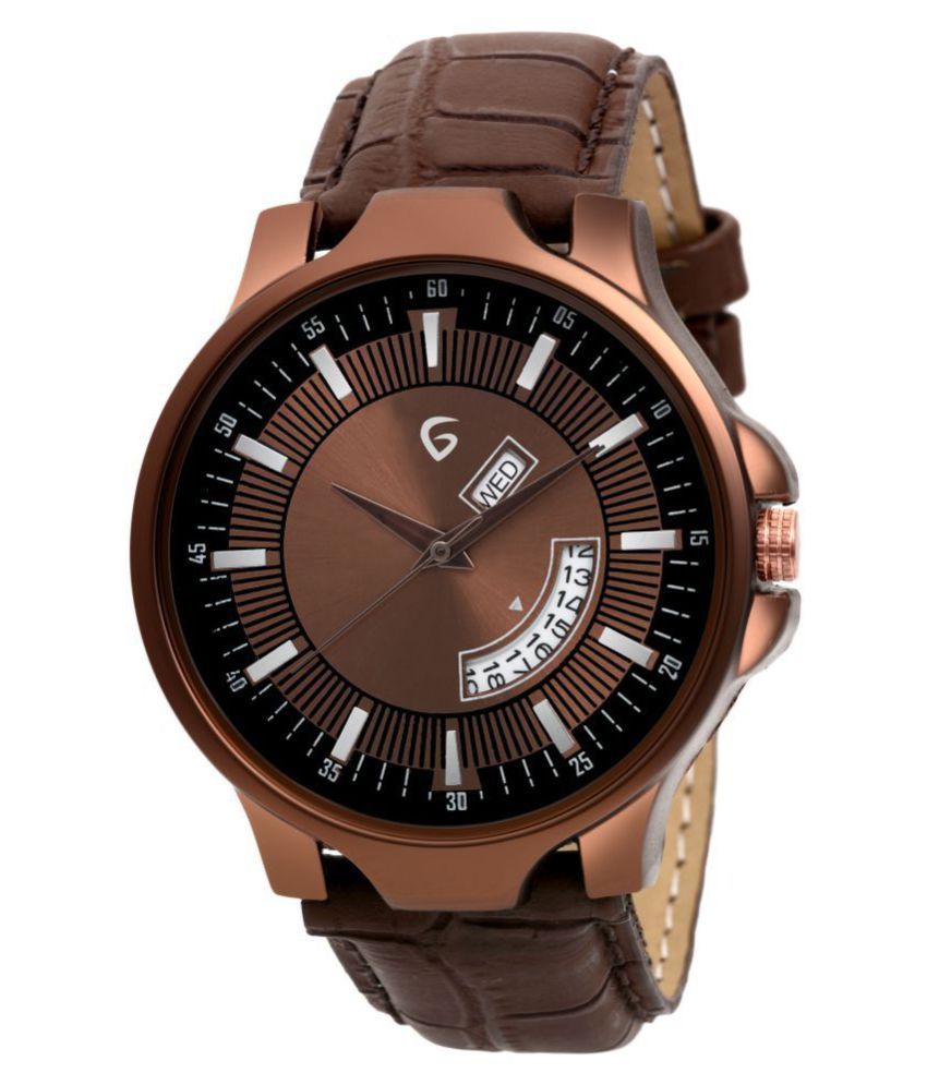 gen-z-genz-sn-dd-0051-brown-dial-strap-day-date-leather-analog-men-s