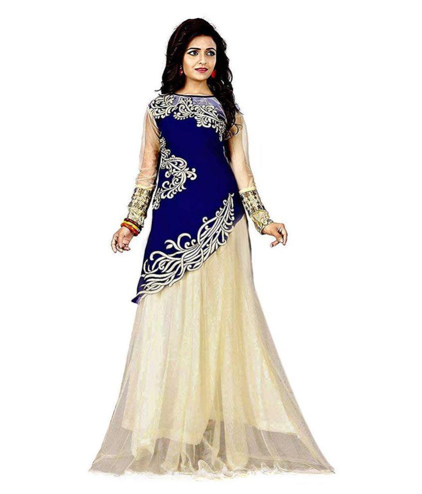 chaniya choli blue
