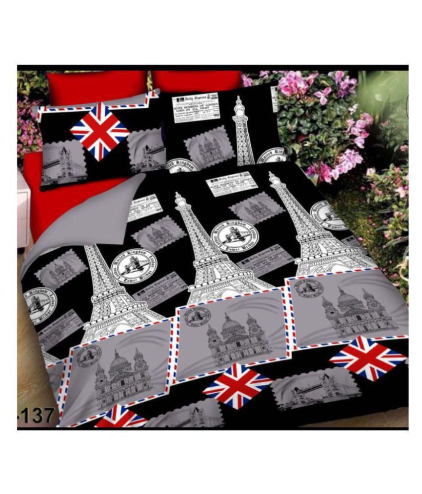 Ak Traders Poly Cotton Double Bedsheet with 2 Pillow Covers Buy Ak