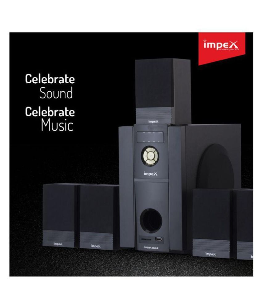 impex home theatre 5.1 opera blue