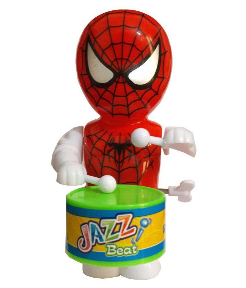 SK Craft Spiderman Drummer Toy with Drumming and Dancing Action for Kids/  Spiderman Drummer for Toddler with Sound and Dancing - Buy SK Craft  Spiderman Drummer Toy with Drumming and Dancing Action