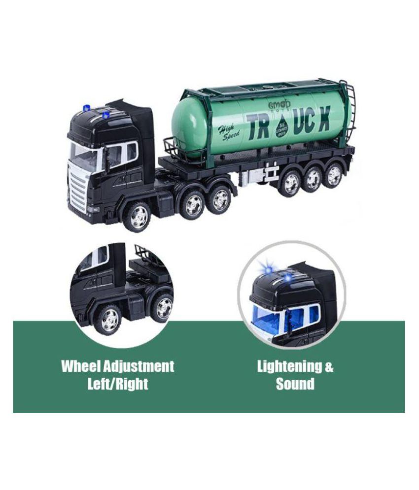 Remote Control Container Truck Toy Powered with Rechargeable Batteries