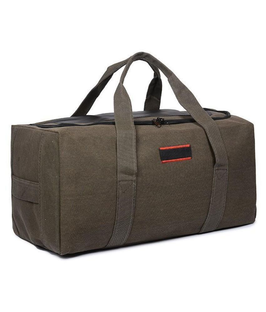 New Unisex Big Capacity Suitcase Canvas Large Folding Waterproof Travel ...