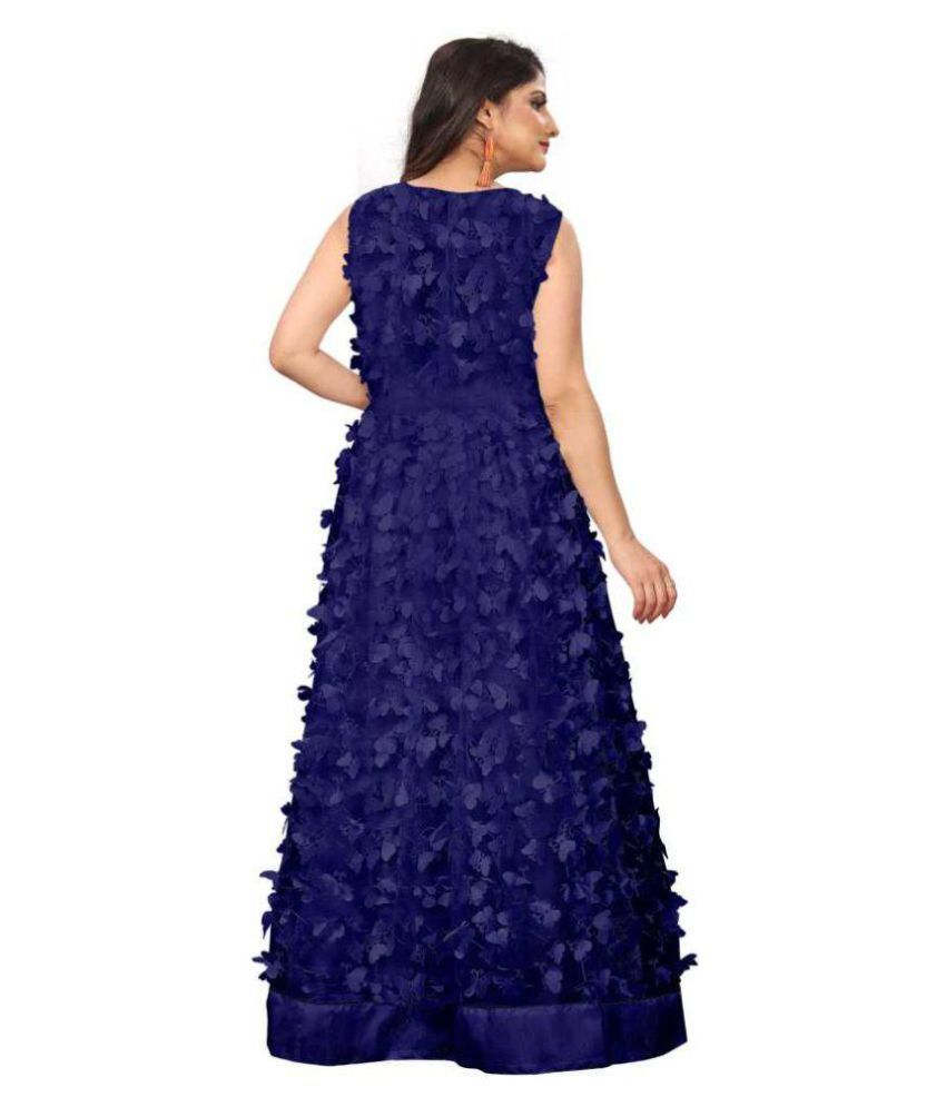 stylish net gown