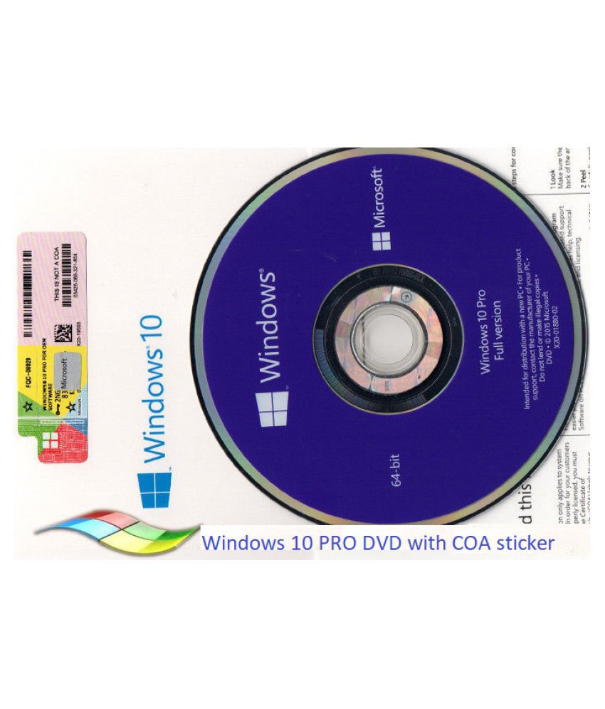 Microsoft Windows 10 Pro 64 Bit Dvd Buy Microsoft Windows 10 Pro
