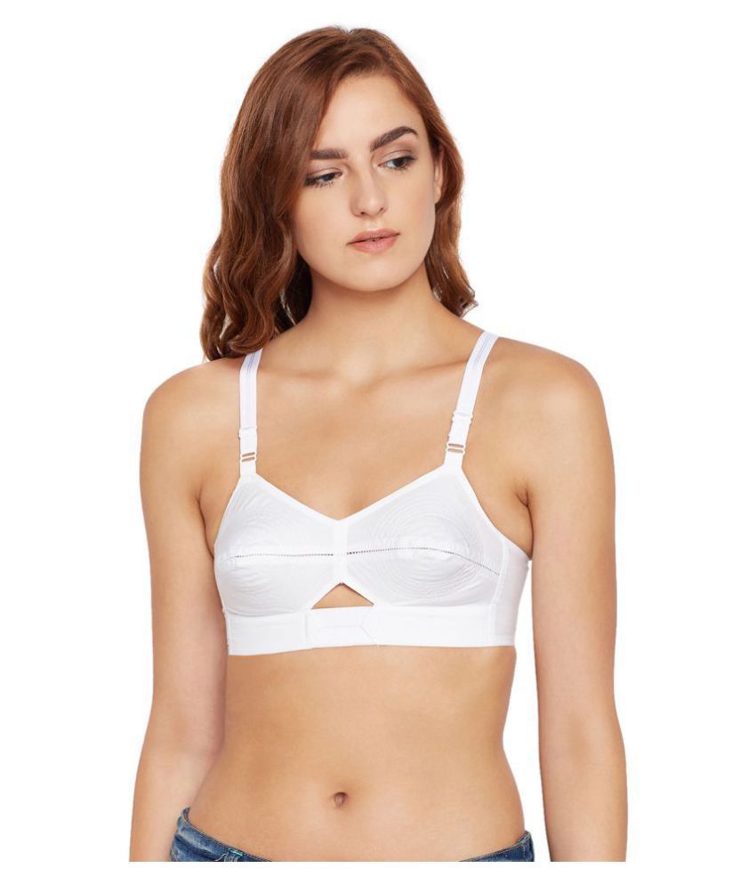 Buy Bodycare Cotton Vintage Bra White Online at Best Prices in India