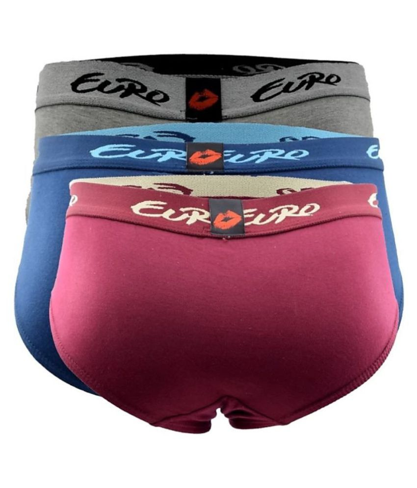 Euro Multi Brief Pack of 3 - Buy Euro Multi Brief Pack of 3 Online at