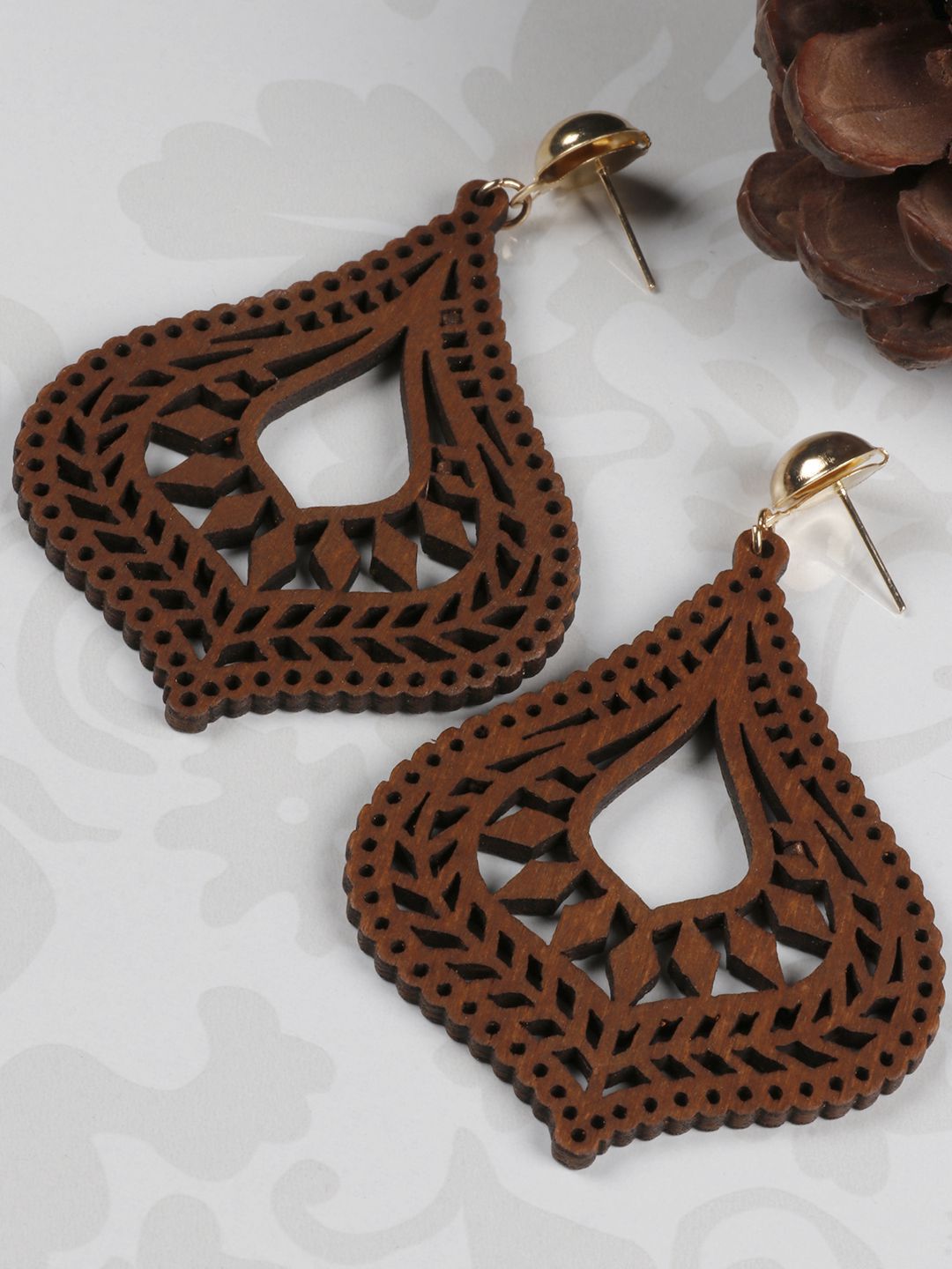 Prita's's Wooden Earrings For Girls/Women Buy Prita's's