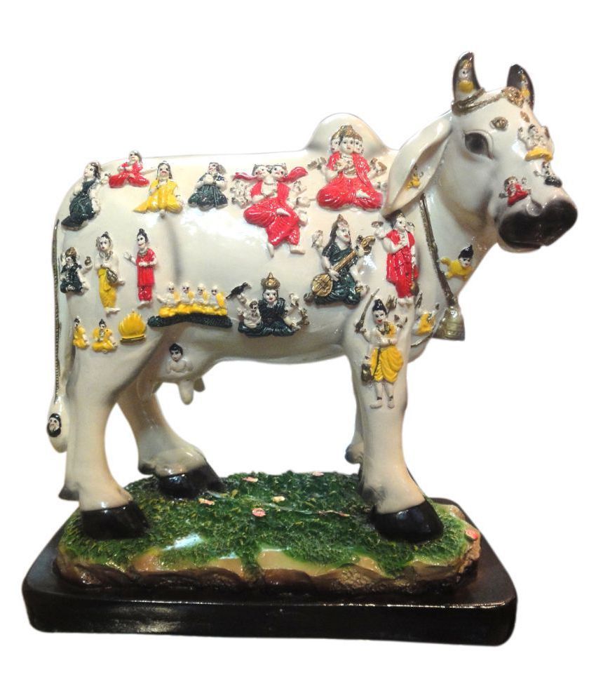 resin cow statue