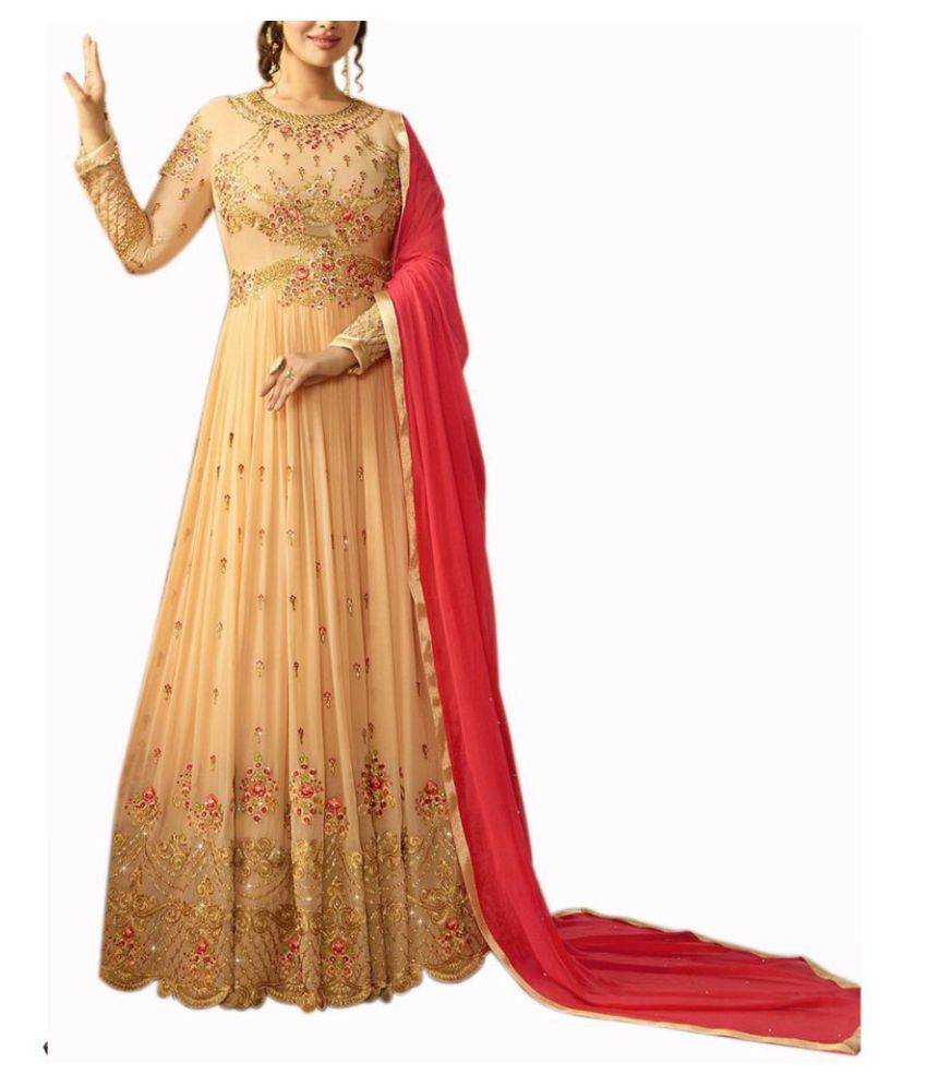salwar soul shraddha arya charming purple georgette party wear suit