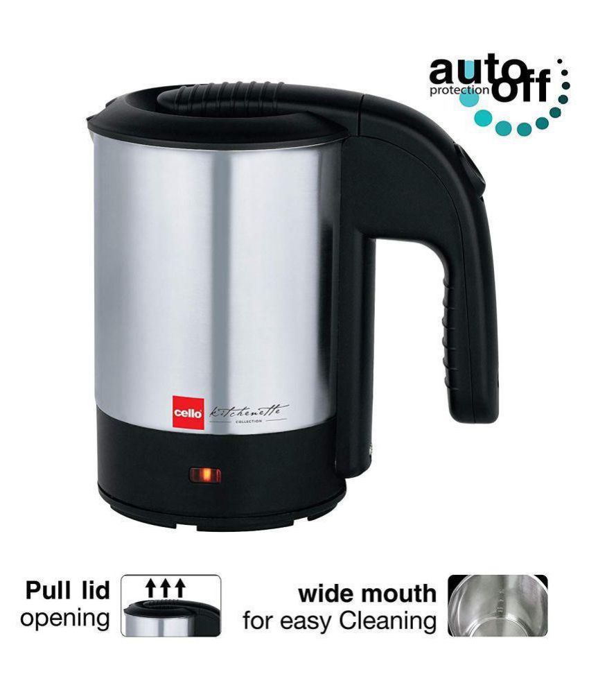 Cello Quick Boil 700 0.5 Liters 1000 Watts Stainless Steel Electric