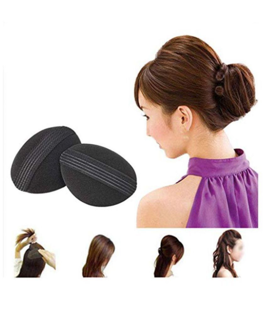FOK Black Casual Hair Puff: Buy Online at Low Price in India - Snapdeal