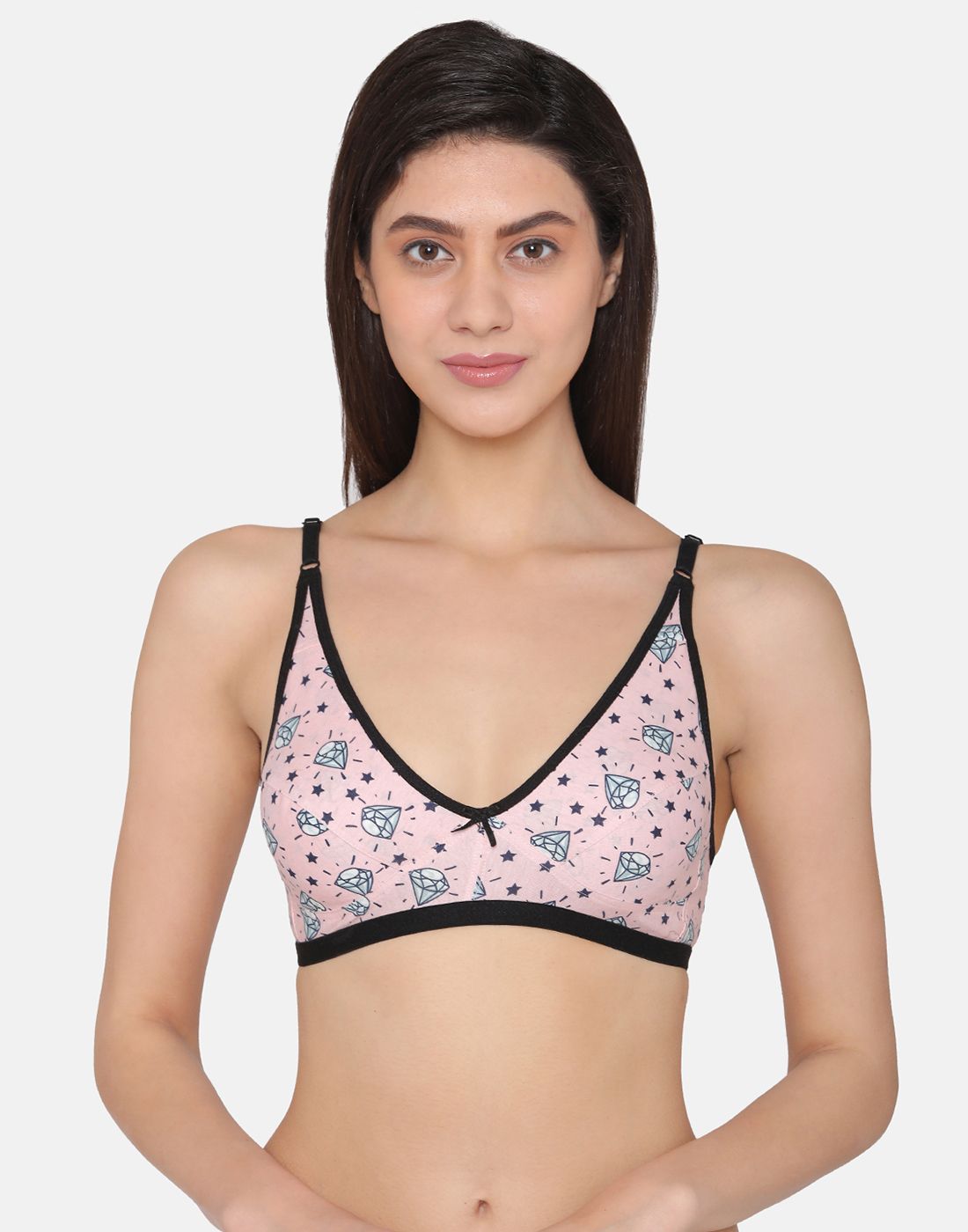     			Clovia Cotton Non Padded Women's T-Shirt Bra ( Pink )