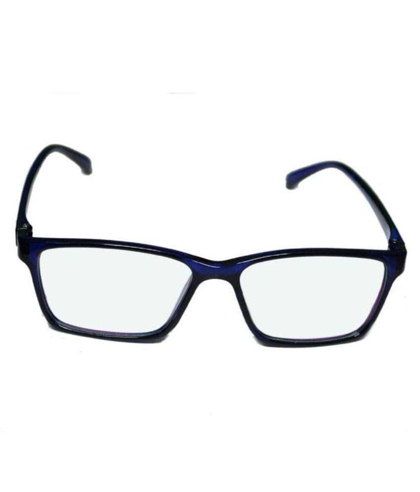 BULL I Blue Rectangle Spectacle Frame bi-001801 - Buy BULL I Blue ...