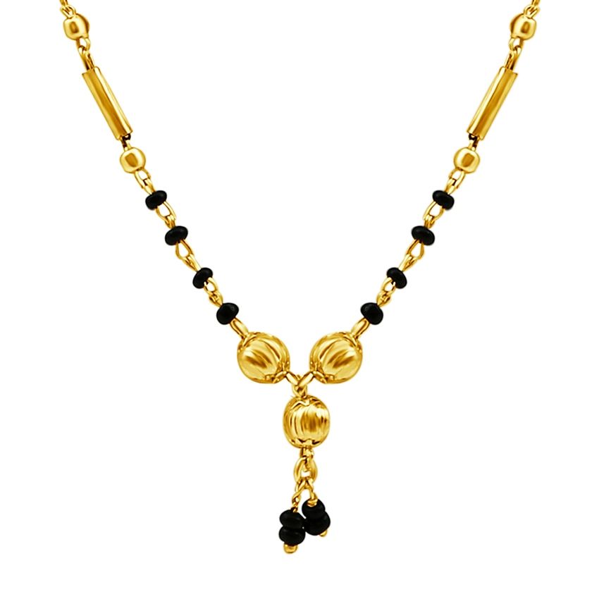 MJ Smoky Gold Plated Mangalsutra For Women: Buy MJ Smoky ...