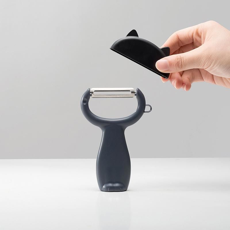 Kcasa Cartoon Cat Shape Manual Vegetable Carrot Fruit Peeler